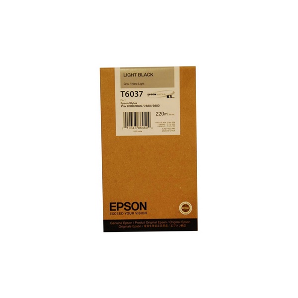 EPSON Tintapatron Light Black T603700 220 ml