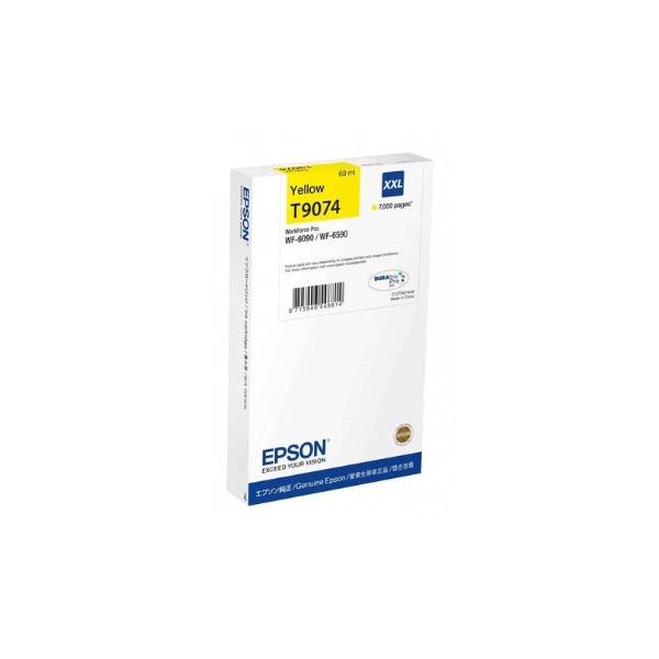 EPSON Patron T9074 Ink Cartridge Sárga (Yellow) 7000/oldal