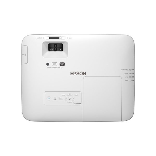 EPSON Projektor - EB-2250U (3LCD, 1920x1200 (WUXGA), 16:10, 5000 AL, 15 000:1, 2xHDMI/2xVGA/USB/RS-232/RJ-45/2xRGB)