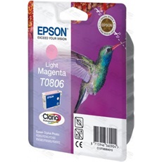 EPSON Tintapatron Singlepack Light Magenta T0806 Claria Photographic Ink