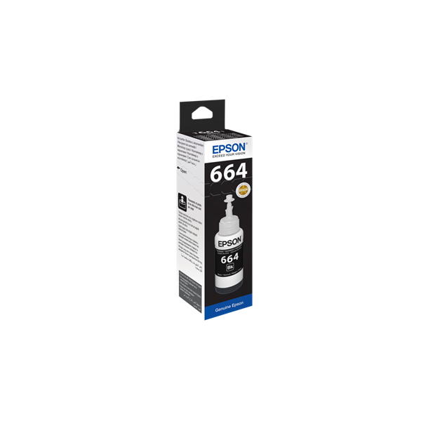 EPSON Tintapatron T6641 Black ink bottle 70ml