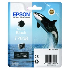 EPSON Tintapatron T7608 mattfekete