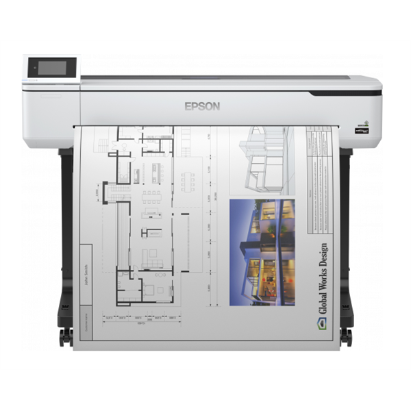 EPSON Tintasugaras Plotter - SureColor SC-T5100 (A0, színes, 2400x1200 DPI, USB/LAN/Wifi/Wifi direct)