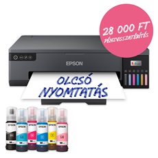 EPSON Tintasugaras fotónyomtató - EcoTank L18050 (A3+, színes, 5760x1440 DPI, 22 lap/perc, USB/WIFI)