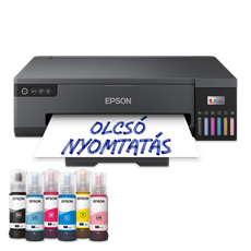 EPSON Tintasugaras fotónyomtató - EcoTank L18050 (A3+, színes, 5760x1440 DPI, 22 lap/perc, USB/WIFI)