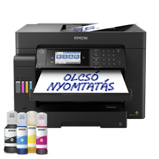 EPSON Tintasugaras nyomtató - EcoTank L15160 (A3+, MFP, színes, 4800x2400 DPI, 32 lap/perc, USB/LAN/Wifi)