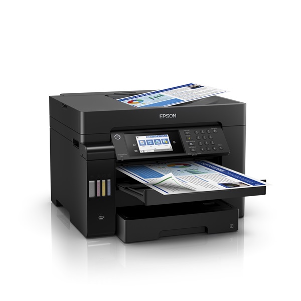 EPSON Tintasugaras nyomtató - EcoTank L15160 (A3+, MFP, színes, 4800x2400 DPI, 32 lap/perc, USB/LAN/Wifi)