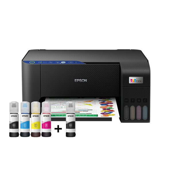 EPSON Tintasugaras nyomtató - EcoTank L3251 (A4, MFP, színes, 5760x1440 DPI, 33 lap/perc, USB/Wifi/Wifi direct)