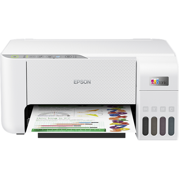 EPSON Tintasugaras nyomtató - EcoTank L3276 (A4, MFP, színes, 5760x1440 DPI, 33 lap/perc, USB/Wifi)