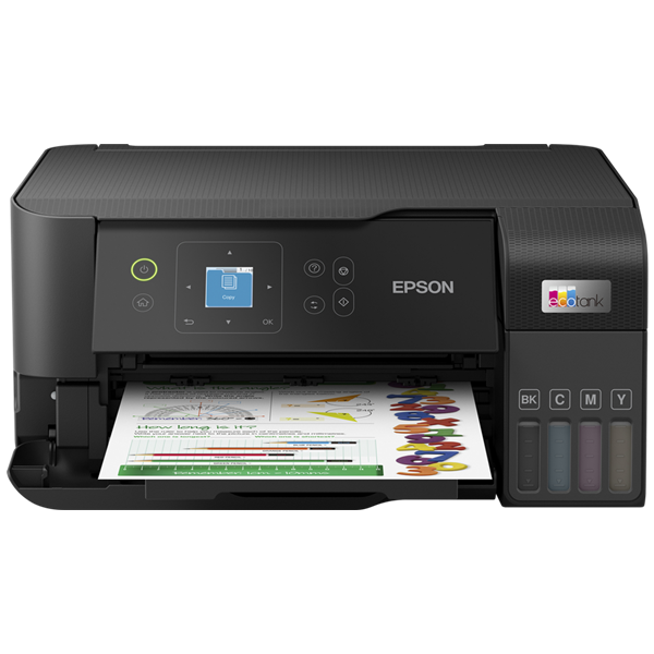 EPSON Tintasugaras nyomtató - EcoTank L3560 (A4, MFP, színes, 4800x1200 DPI, 33 lap/perc, USB/Wifi)