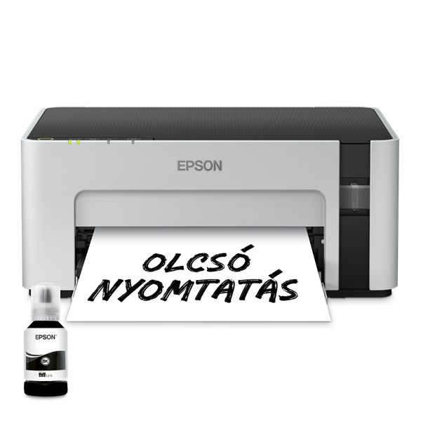 EPSON Tintasugaras nyomtató - EcoTank M1120 (A4, 1440x720 DPI, 32 lap/perc, USB/WIFI)