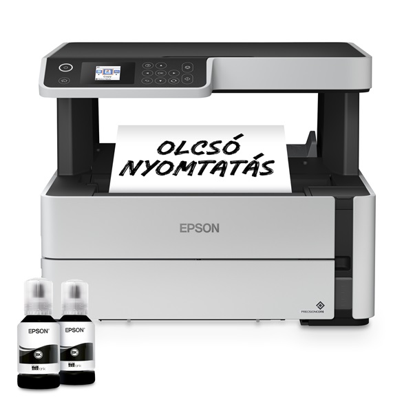 EPSON Tintasugaras nyomtató - EcoTank M2170 (A4, MFP, 1200x2400 DPI, 39 lap/perc, USB/LAN/Wifi)
