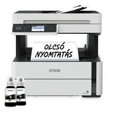 EPSON Tintasugaras nyomtató - EcoTank M3170 (A4, MFP, 1200x2400 DPI, 39 lap/perc, ADF, USB/LAN/Wifi)