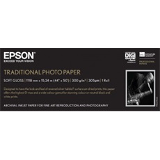 EPSON Traditional Photo Paper, 44" x 15 m