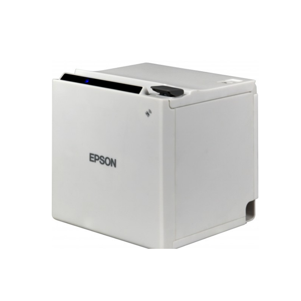 Epson Blokknyomtató - TM-M30 (121B0) (200mm/s, 203dpi, 80mm, USB/LAN, fehér)