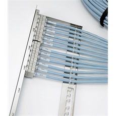 EXCEL Patch Panel Moduláris 24 portos 1U, ezüst