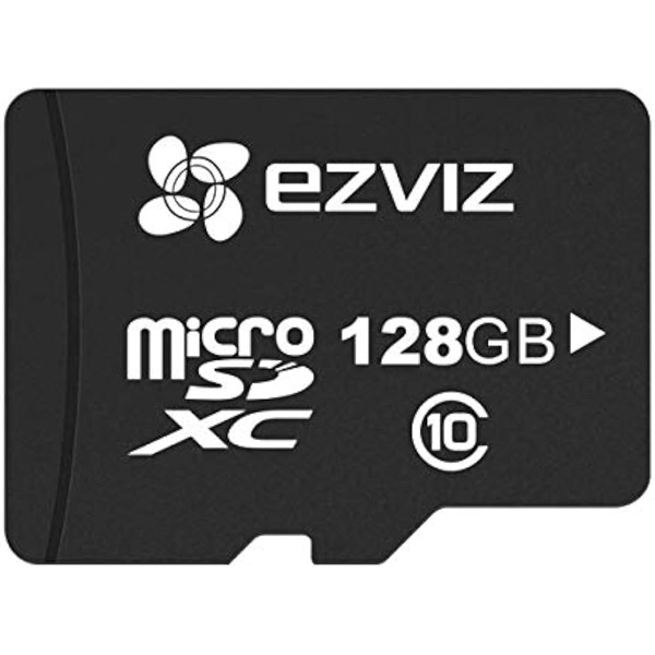 EZVIZ 128G Mikro SD kártya az EZVIZ biztonsági kamerákhoz, C10 class,Max read speed 90MB/s; Max write speed 50MB/s