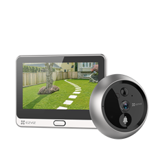 EZVIZ DP2-A0 beltéri WiFi-s ajtócsengő 106° kamerával, 1080p, 4.3" kijelző, PIR mozgásérzékelés, microSD (256GB)