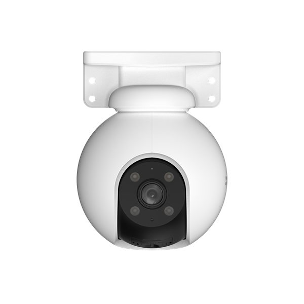 EZVIZ H8 PRO 2K kültéri kamera, színes éjszakai látás, 360°-os panoráma lefedettség, automatikus követés mikroSD 512GB