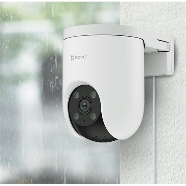 EZVIZ H8c kültéri kamera 4G 3MP 2K, színes éjszakai kép, 360°panoráma kép, ember/jármű érzékelés automata követés, 512GB