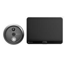 EZVIZ HP4 kültéri vezeték nélküli ajtócsengő,  4,3" színes képátmérő, kétirányú video hívás, csengő, 4600 mAh, 512G