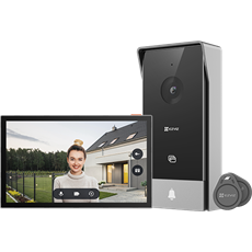 EZVIZ HP5 színes video kaputelefon, 7 hüvelykes átmérő, távoli nyitás, 2 vezeték, beépített csengő, kétirányú beszéd