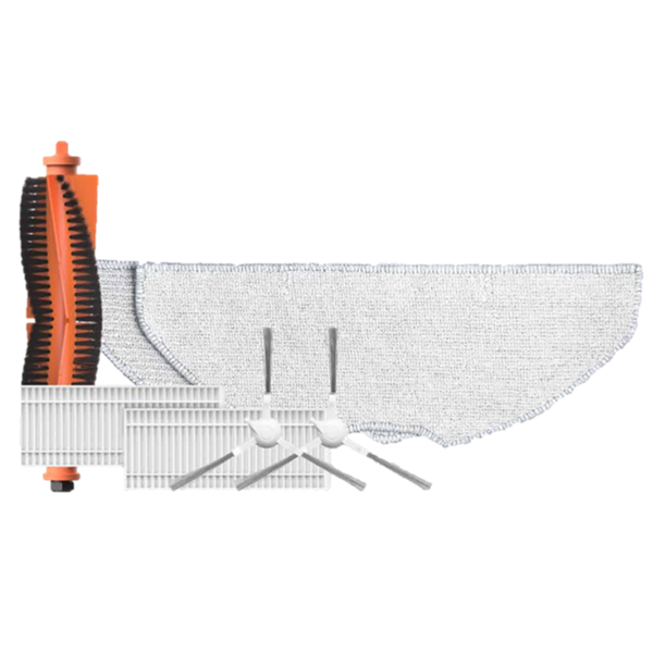 EZVIZ RE4 + RE4Plus robotporszívó tartozék csomag, gördülő kefe, HEPA filter, oldal kefe, felmosó kendő