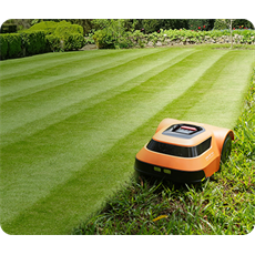 EZVIZ RM600 intelligens robot fűnyíró. vágási felület: 600 m2, magas fűnyírás 90 m2/ óra, helymeghatározás,