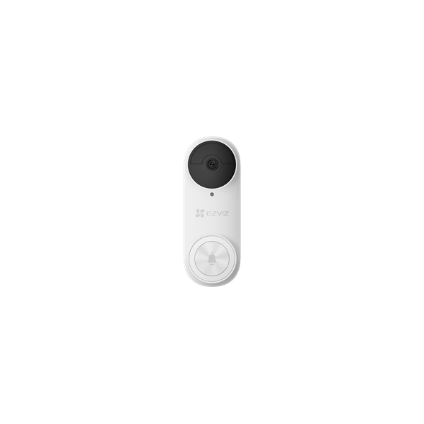 EZVIZ DB2, videós ajtócsengő készlet, 2K, 3MP, 176° kamerával,  WiFi, 5200mAh akku, PIR, IR, H.265, riasztó funkció