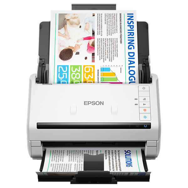 EPSON Docuscanner - WorkForce DS-770 (A4, 600 DPI, 45 lap/perc, USB/opcionális LAN)