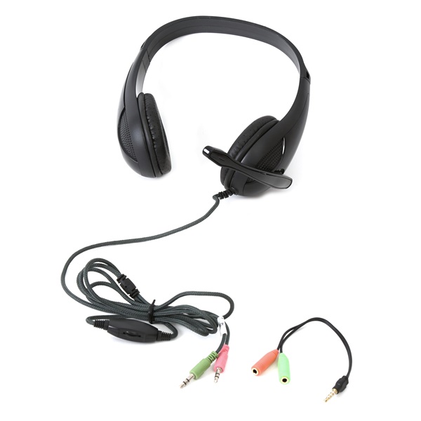 FREESTYLE fejhallgató, sztereó headset, FH4008 sorozat - Fekete