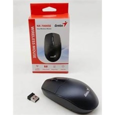 GENIUS Vezeték nélküli egér NX-7000 SE, USB, 1200dpi, BlueEye, Fekete