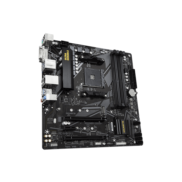 GIGABYTE Alaplap AM4 B550M DS3H AMD B550, mATX