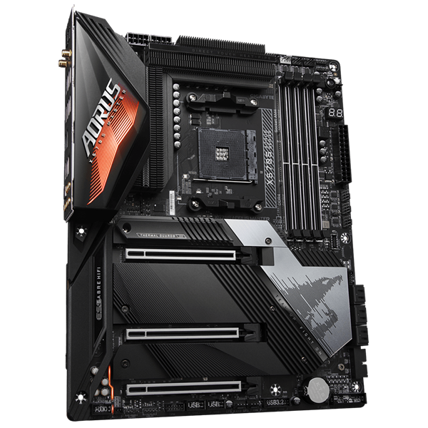 GIGABYTE Alaplap AM4 X570S AORUS MASTER AMD X570, ATX