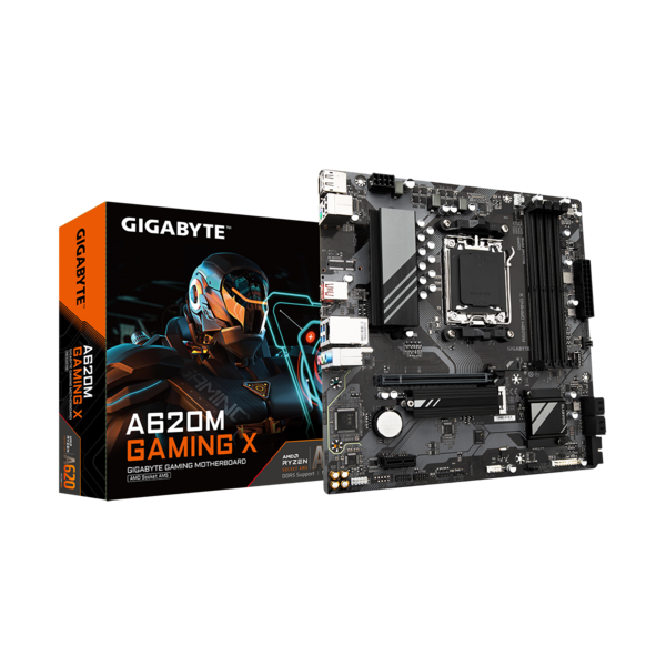 GIGABYTE Alaplap AM5 A620M GAMING X AMD A620, mATX