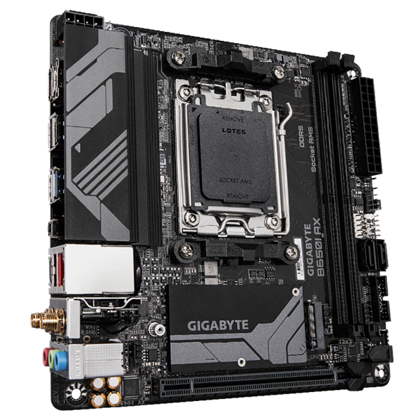 GIGABYTE Alaplap AM5 B650I AX AMD B650, mini-ITX