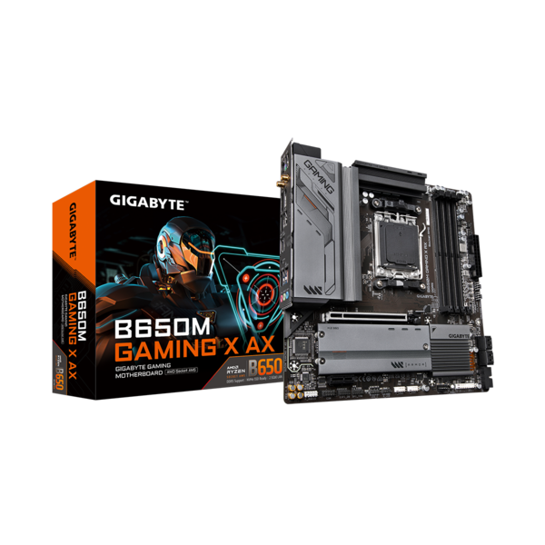 GIGABYTE Alaplap AM5 B650M GAMING X AX AMD B650, mATX