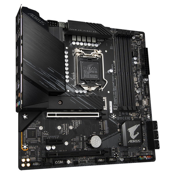 GIGABYTE Alaplap S1200 B560M AORUS ELITE INTEL B560, mATX