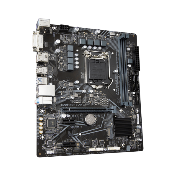 GIGABYTE Alaplap S1200 H510M S2H V2 INTEL H510, mATX