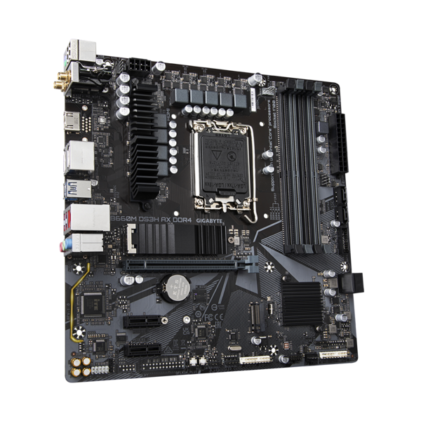 GIGABYTE Alaplap S1700 B660M DS3H AX DDR4 INTEL B660, mATX