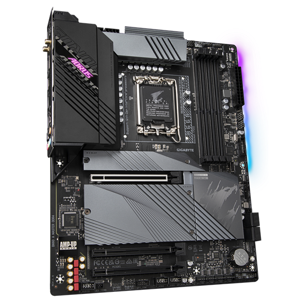 GIGABYTE Alaplap S1700 B660 AORUS MASTER DDR4 INTEL B660, ATX