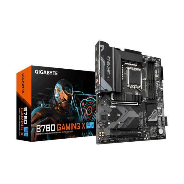 GIGABYTE Alaplap S1700 B760 GAMING X INTEL B760, ATX