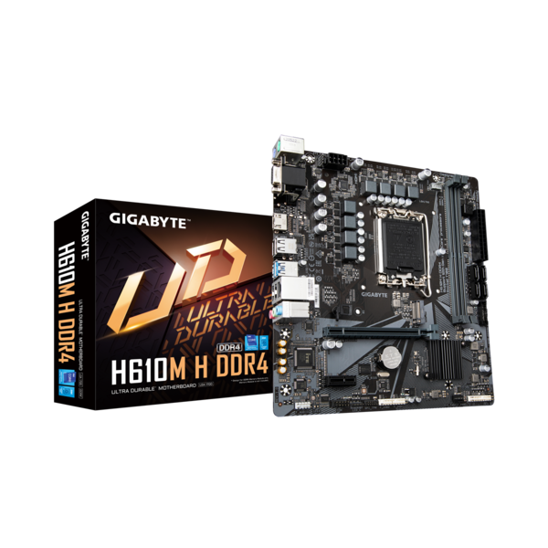 GIGABYTE Alaplap S1700 H610M H DDR4 INTEL H610, mATX