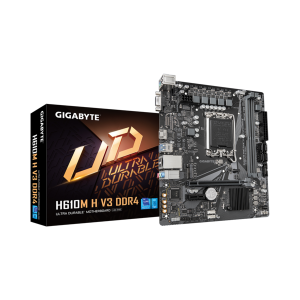 GIGABYTE Alaplap S1700 H610M H V3 DDR4 INTEL H610, mATX
