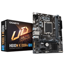 GIGABYTE Alaplap S1700 H610M K DDR4 INTEL H610, mATX