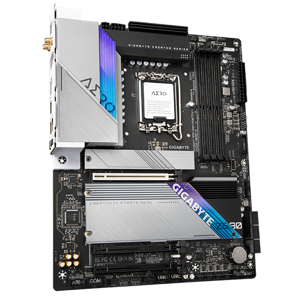 GIGABYTE Alaplap S1700 Z690 AERO G INTEL Z690, ATX