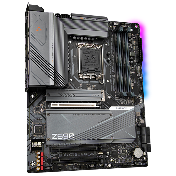 GIGABYTE Alaplap S1700 Z690 GAMING X DDR4 INTEL Z690, ATX