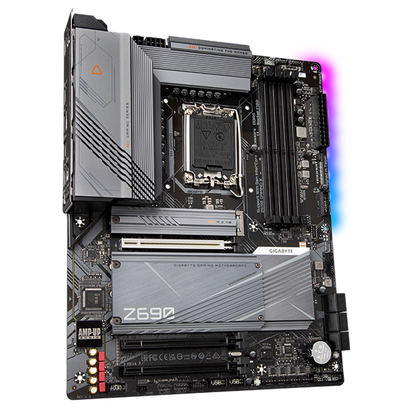 GIGABYTE Alaplap S1700 Z690 GAMING X INTEL Z690, ATX