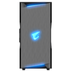GIGABYTE Ház AORUS C300 Glass, GB-AC300G, Tápegység nélkül, Fekete