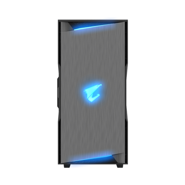 GIGABYTE Ház AORUS C300 Glass, GB-AC300G, Tápegység nélkül, Fekete